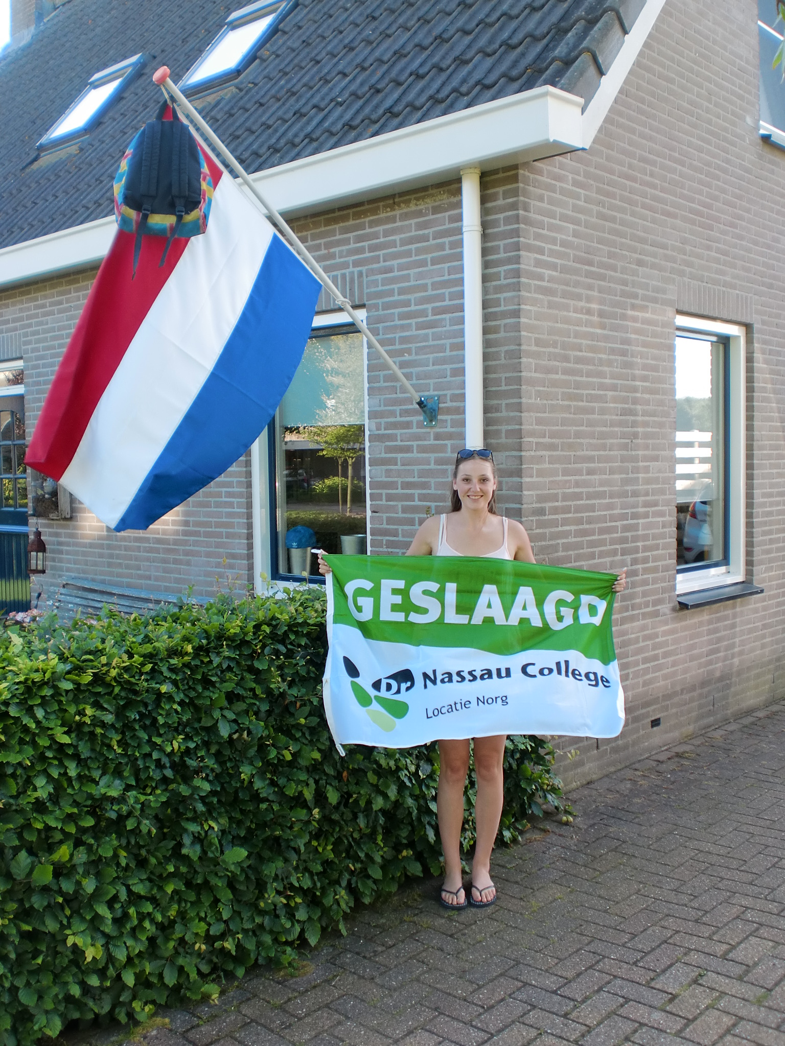 Anne-Fleur geslaagd